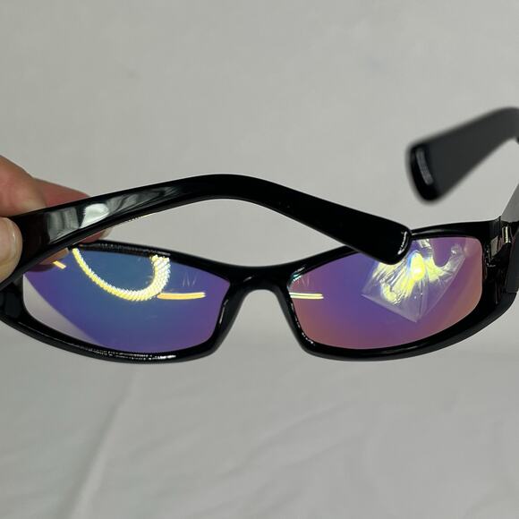 Blue Shark Optics Sunglasses Italian design mirror lenses, poker, gaming Small - Picture 9 of 10